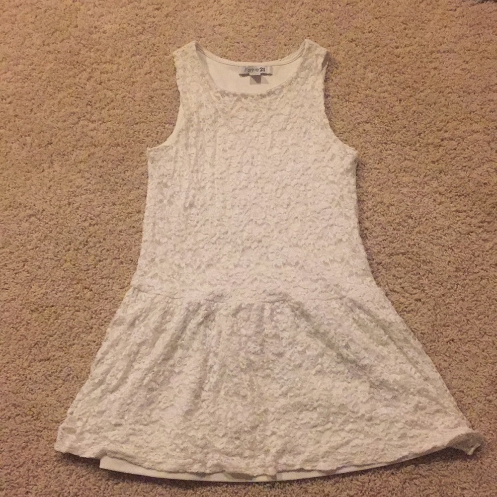 White lace dress
